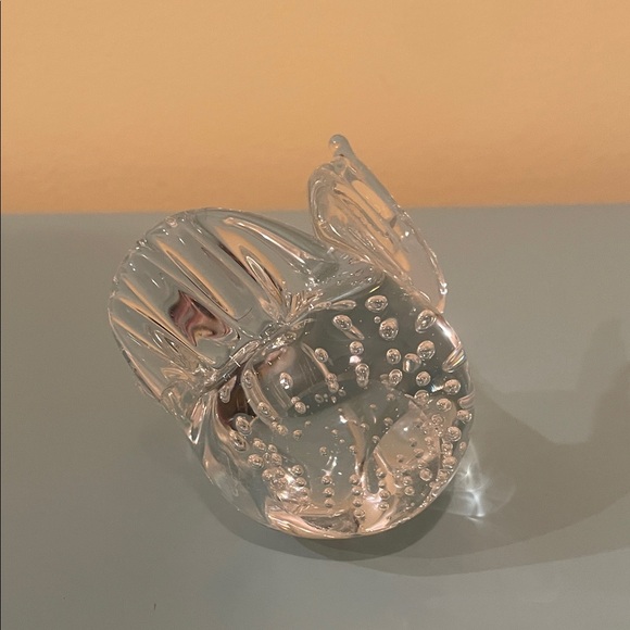 Vintage Mid-Century Controlled Bubble Glass Swan Figurine Paperweight - Picture 8 of 8